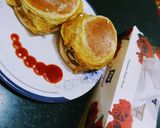 A picture of step 7 of Anday Aloo ka Burger.