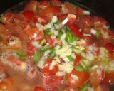 A picture of step 1 of Fresh tomatoe soup.