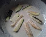 Foto del paso 4 de la receta: Tacos🌮 de calabacín y berenjena empanizados🌮