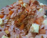 Foto del paso 6 de la receta: Tarta tomate, jamón y queso