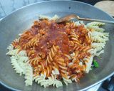 A picture of step 4 of Pasta in arrabiata sauce.