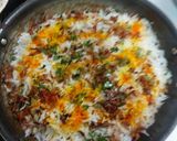 A picture of step 6 of Paneer biryani.