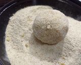 Foto del paso 9 de la receta: Bombas de papa y arroz con corazón de queso