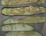 Foto del paso 4 de la receta: Rulos de calabacín con queso gorgonzola y mozzarella