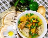 Hình bước làm 3 của món Canh Bí Đỏ Nấu Với Xương