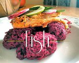 A picture of step 4 of Fish with Coconut Beetroot Chutney.