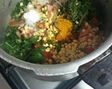 A picture of step 10 of Saibhaji..(Sindhi Style) Palak ki Sabji.