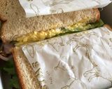 A picture of step 7 of Simple Egg Mayo Turkey Ham Sandwichʕ·͡ᴥ·ʔ.