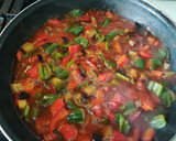 Foto del paso 2 de la receta: Conejo con pimientos y berenjenas