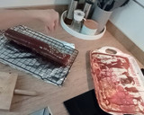 Foto del paso 7 de la receta: Brazo gitano de claras relleno de crema de pistacho y bañado en chocolate