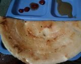 A picture of step 7 of Moong daal dosha.