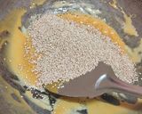 A picture of step 3 of Till chikki.