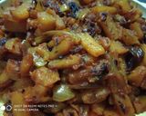 A picture of step 5 of Pumpkin bhaji.