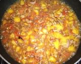 A picture of step 10 of Arabian Khubz with beef and potato soup.