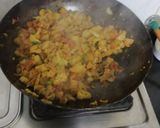 A picture of step 4 of Cauliflower sabji.