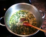 Foto del paso 2 de la receta Merluza y gambas con espinaca