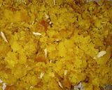 A picture of step 4 of Bread halwa.