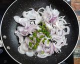 A picture of step 2 of Spicy Hyderabadi Khagina.