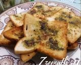 A picture of step 2 of Tawa Garlic Bread with Olive Oil.
