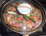 Foto del paso 4 de la receta: Pizza con masa de brócoli 🥦 (sin horno, en sartén)