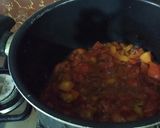 A picture of step 4 of Dajjad khubus pilaf without oven.