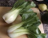 Foto del paso 1 de la receta Revuelto muy sencillo de pak choi y calabacines
