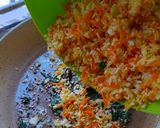 A picture of step 3 of Cabbage And Carrot Thoran.