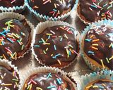 A picture of step 8 of Cupcakes#themechallenge.