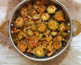 A picture of step 7 of Bitter Gourd (karela) Sabzi.
