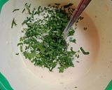 Foto langkah ke 3 dari resep Mendoan bumbu Instan Daun seledri.