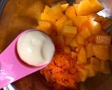 A picture of step 3 of Halloween Japanese Persimmon salad.