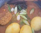 Foto langkah ke 4 dari resep Telur Tempe Bumbu Kuning.