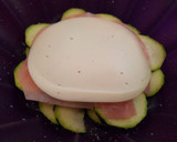 Foto del paso 2 de la receta: Milhojas de calabacín, jamón y queso