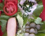 Pas rețetă Un altfel de hamburger 😉🥬🥒🍅🍔 3 fotografie