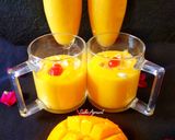 मैंगो मिल्क मलाई शेक (mango milk malai shake recipe in Hindi) रेसिपी चरण 6 फोटो