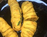 A picture of step 4 of Caterpillar pie🥟.