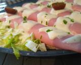 Foto del paso 6 de la receta Rollitos de espárragos con jamón y salsa de queso