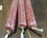 Foto del paso 7 de la receta: Salchichas veganas y saludables (de verduras y avena)