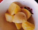 A picture of step 1 of Potato bites pakore.