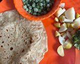 A picture of step 1 of Veg Samosa (Leftover chapati Instant, crispy, without maida).