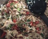 Foto del paso 2 de la receta: Taquitos de clara de huevo y pollo 🍗🌮🥗