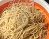Foto del paso 1 de la receta: Espagueti mar y tierra, a mi manera