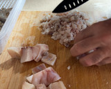 Foto del paso 1 de la receta: Lasaña de tintorera y langostinos