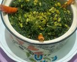 A picture of step 4 of Shepu - Moong Dal Sabji.