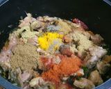 A picture of step 6 of Mutton Chukka.