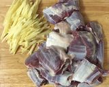 Hình bước làm 2 của món Bò kho gừng