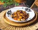 Gambar langkah 6 resipi Sambal Terung Bilis.