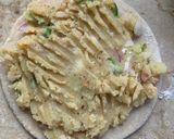 A picture of step 2 of Aloo ka paratha.