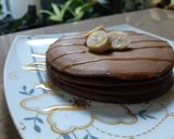 Foto langkah ke 8 dari resep American style pancake coklat ala gordon ramsey.