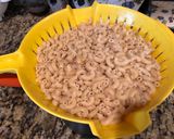 A picture of step 1 of Macaroni Soup.